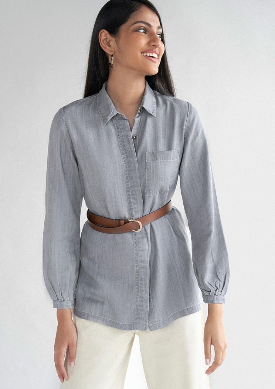 Reistor Tops | Shades Of Everyday Top Stone Grey