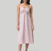 Reistor Dresses | Strappy Midi Camisole Dress In Pink Hemp Pink