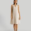 Reistor Dresses | Reading Tea Leaves Dress In Ecru Hemp Slub