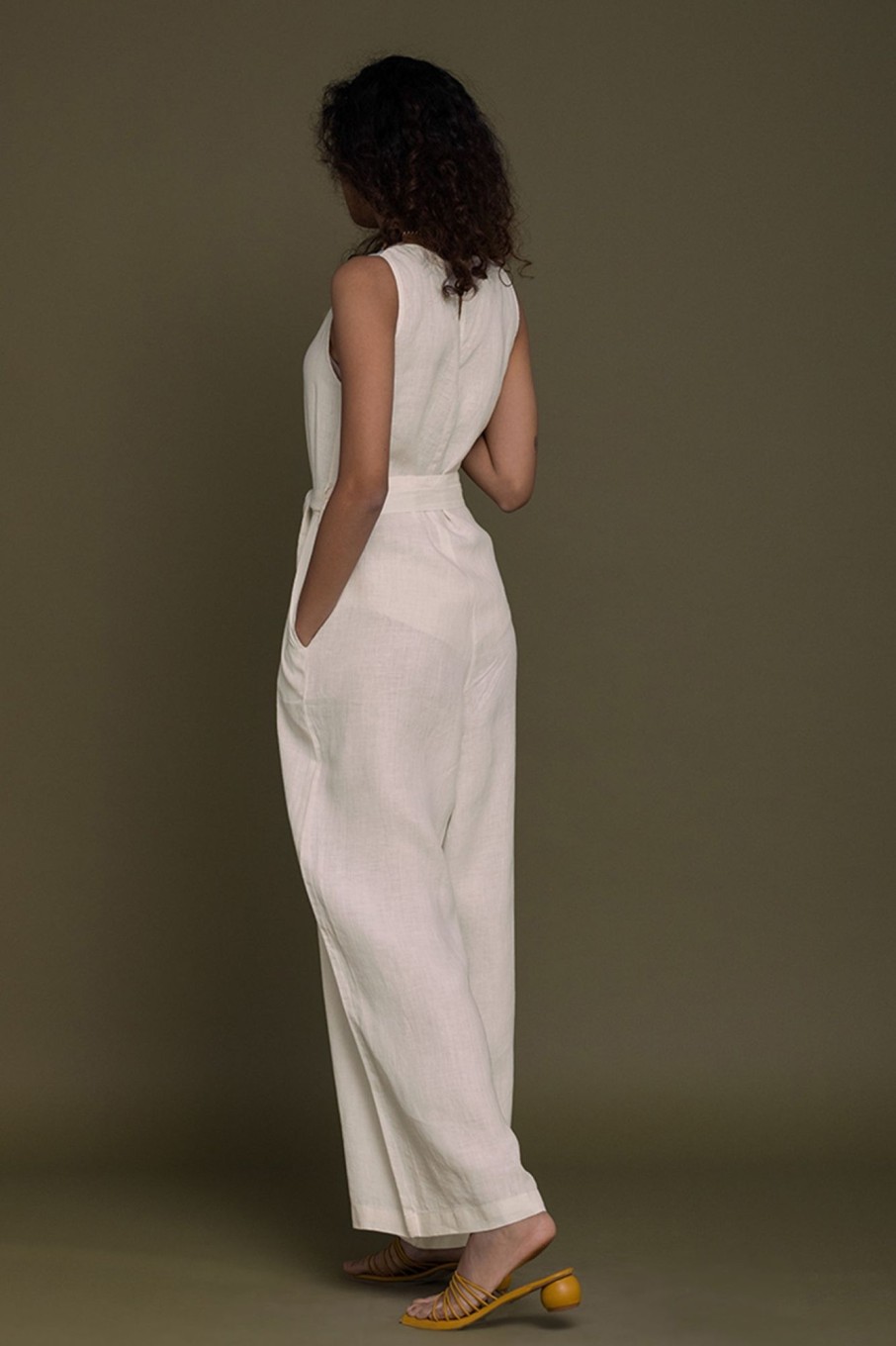 Reistor Jumpsuits | Breakfast In Bed Jumpsuit Shell Off-White