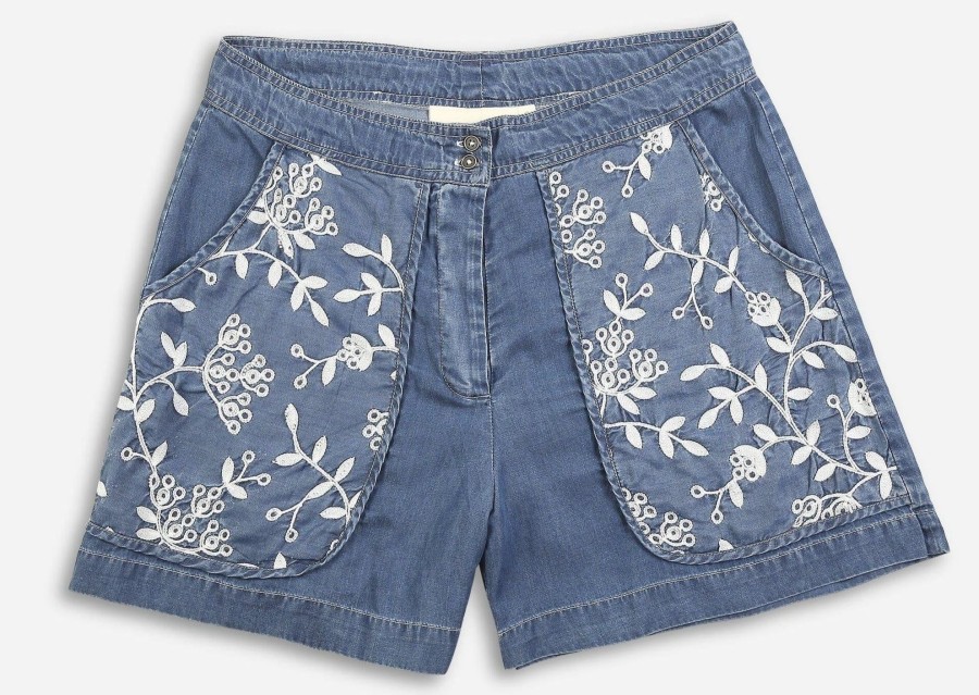 Reistor Shorts | Flowery Days Shorts Ultramarine Blue