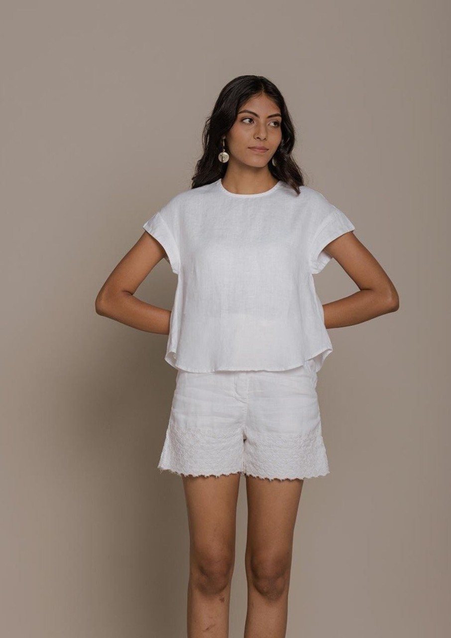 Reistor Tops | Sandcastle Saturdays Top Coconut White