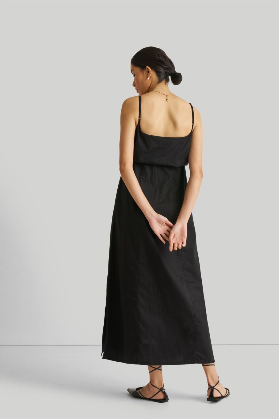 Reistor Dresses | Strappy Maxi Dress In Black