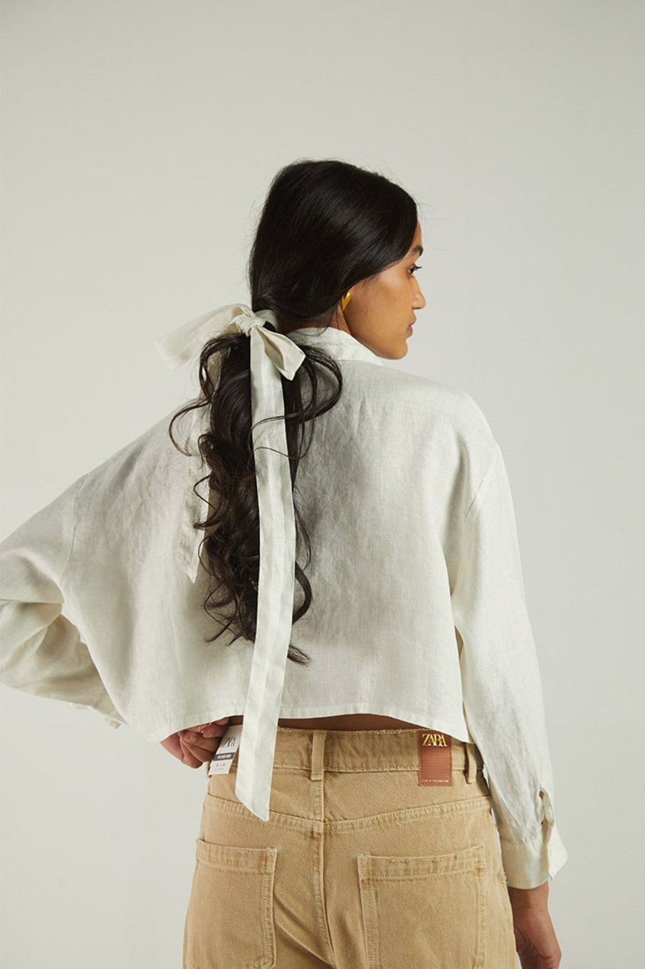 Reistor Tops | Crop It Like It'S Hot Shirt Shell Off-White