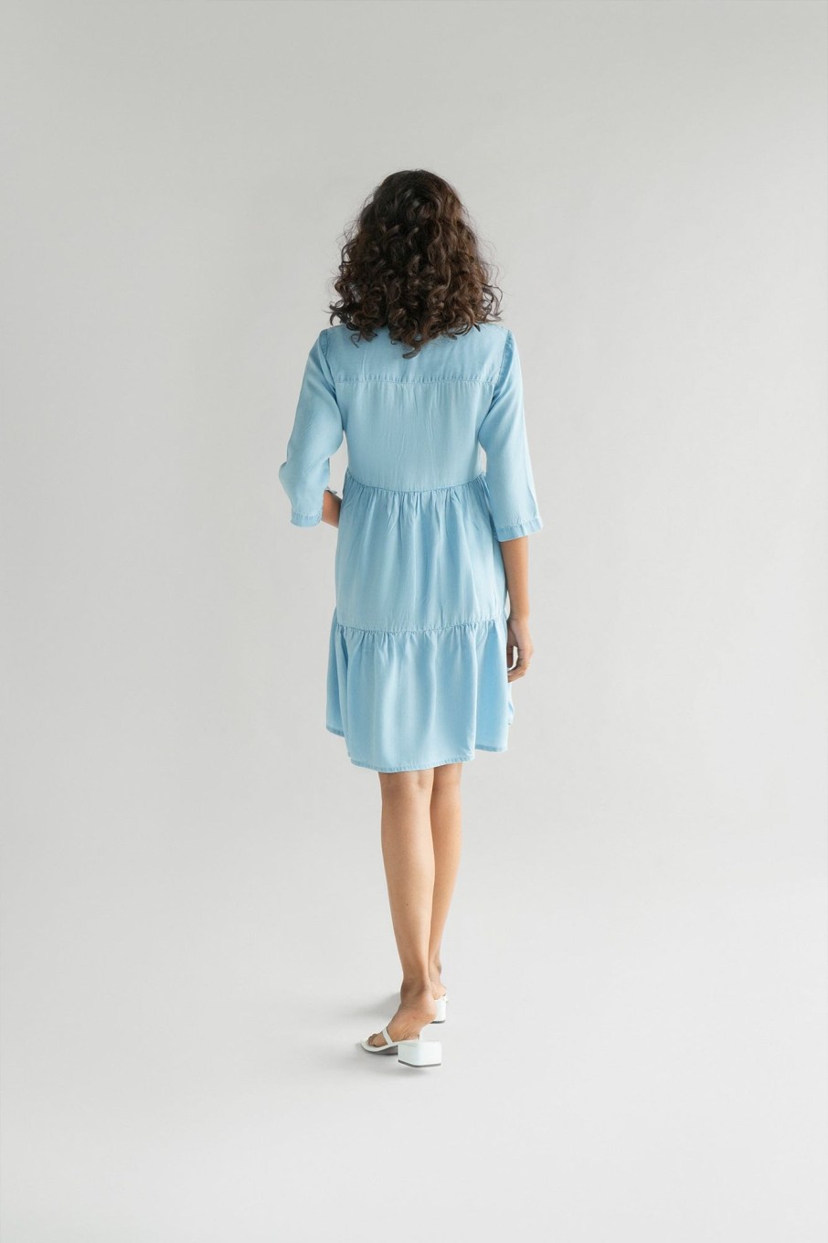 Reistor Dresses | Dawn To Dusk Dress Ocean Blue