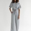 Reistor Co-Ord Sets | Twist And Sway Set Stone Grey