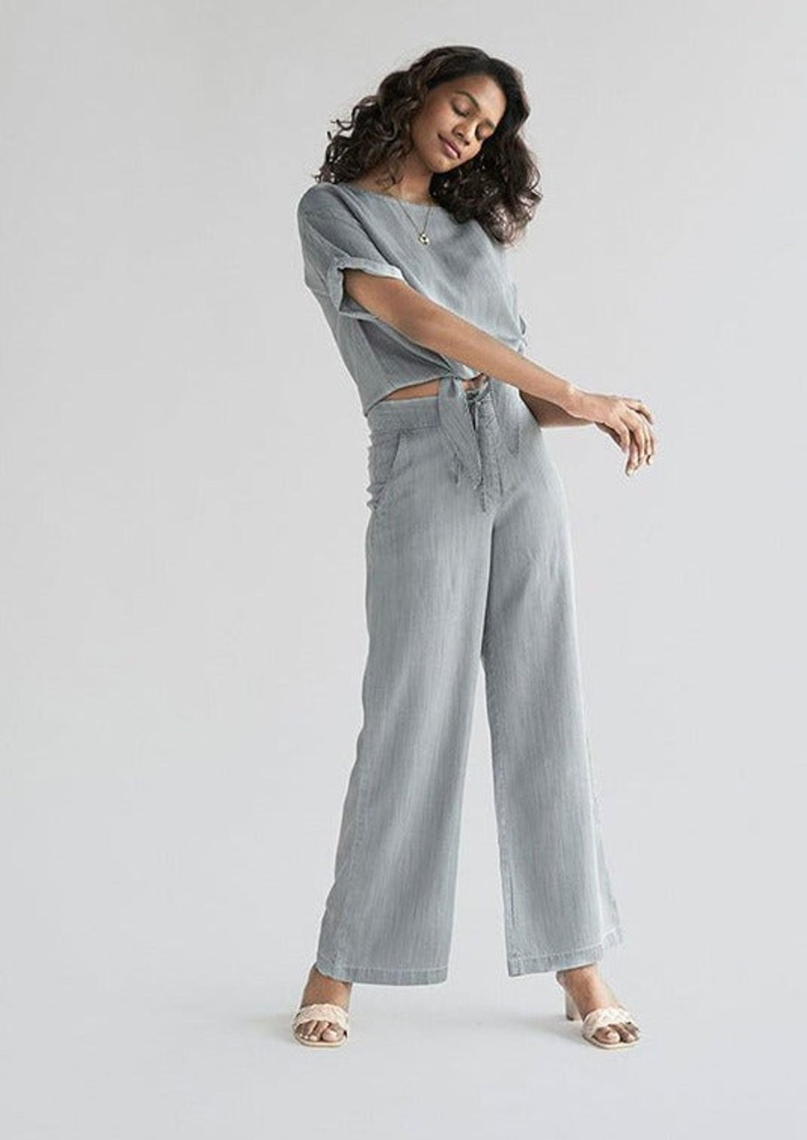 Reistor Co-Ord Sets | Twist And Sway Set Stone Grey