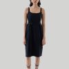 Reistor Dresses | Fitted Knee Length Dress In Black