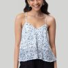 Reistor Tops | V-Neck Camisole With Lace Poetry-In-Motion