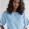 Reistor Tops | Twist And Sway Top Ocean Blue