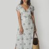 Reistor Dresses | Sapphire Haze Drawstring Maxi Dress Sapphire Garden