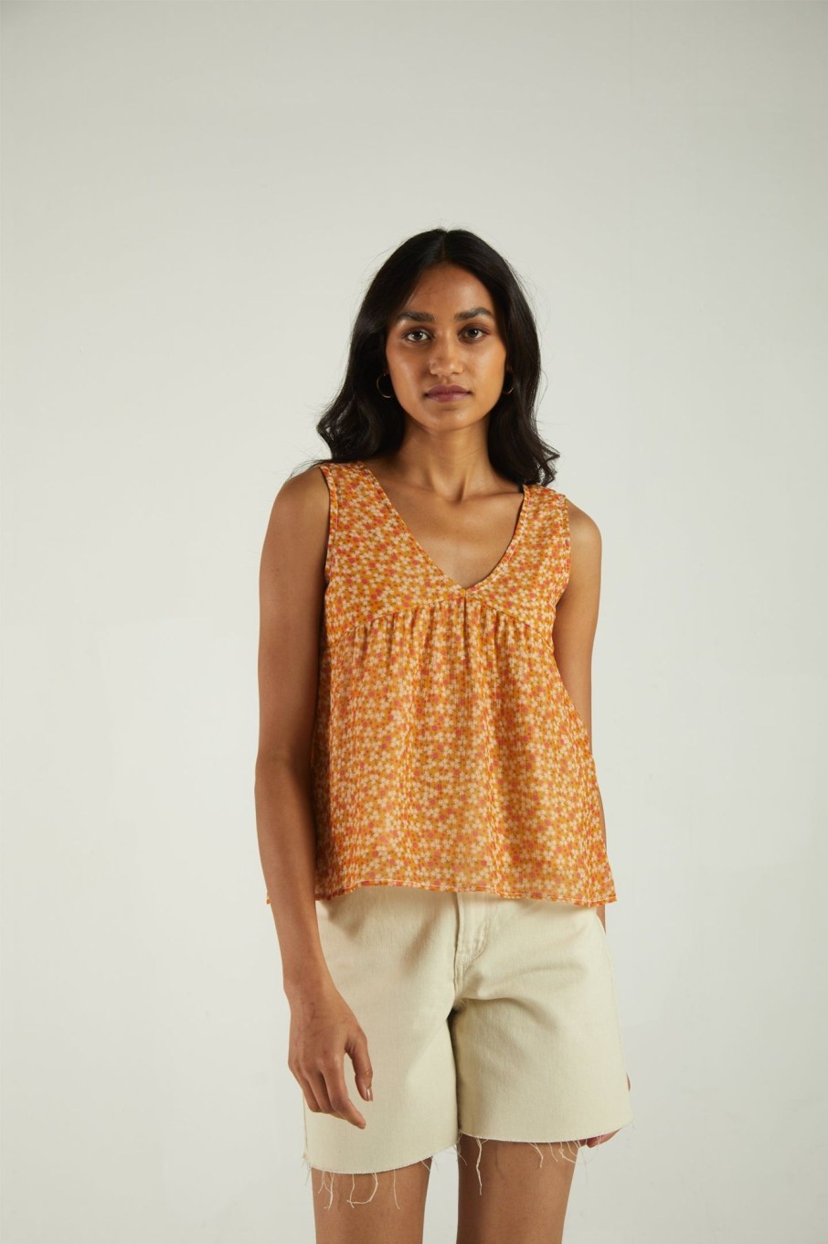 Reistor Tops | In The Summer Time Top Dizzy Mustard