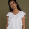 Reistor Tops | In The Summer Mood Top Coconut White