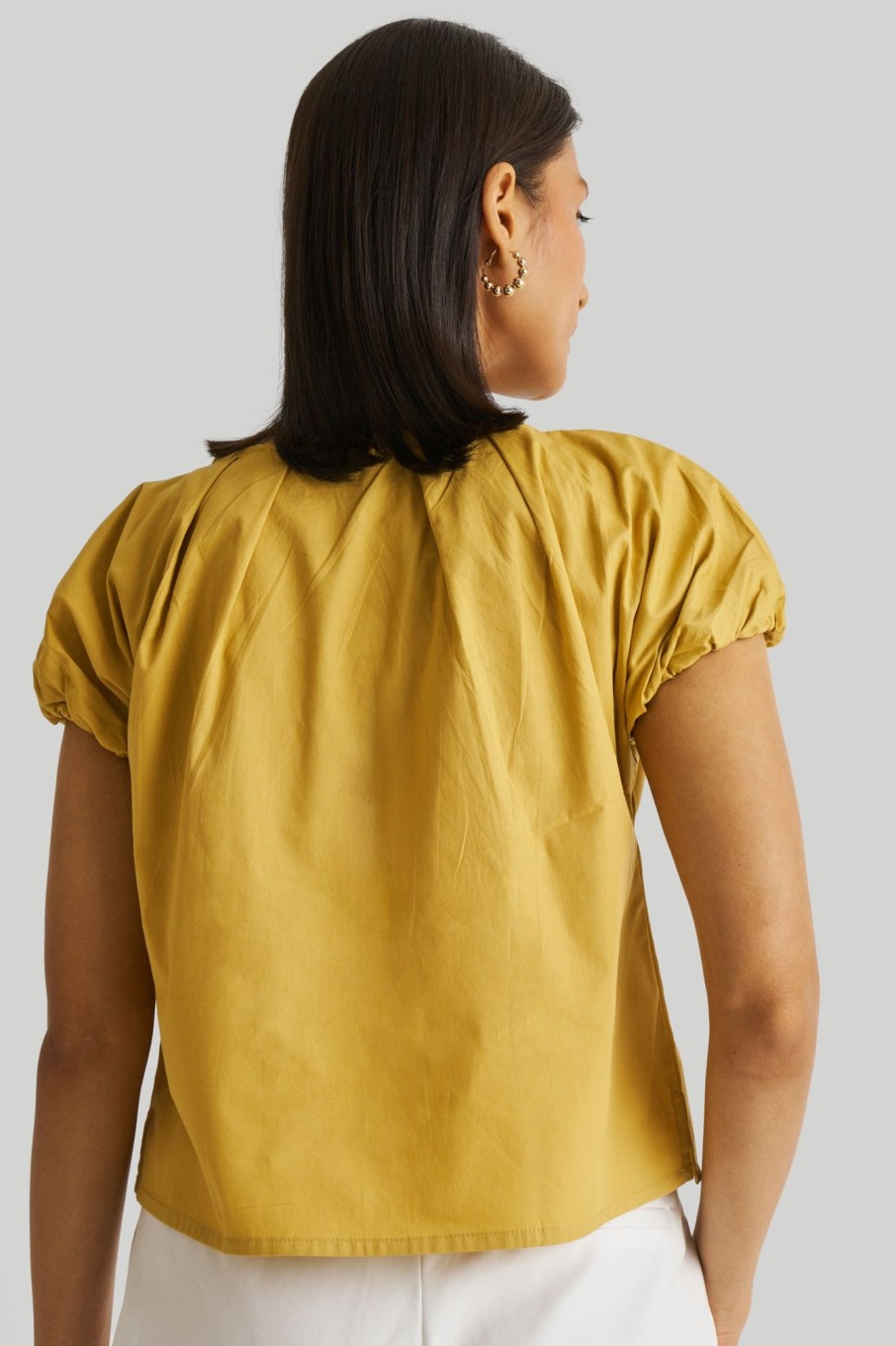 Reistor Tops | Balloon Sleeve Top Tuscan Sun