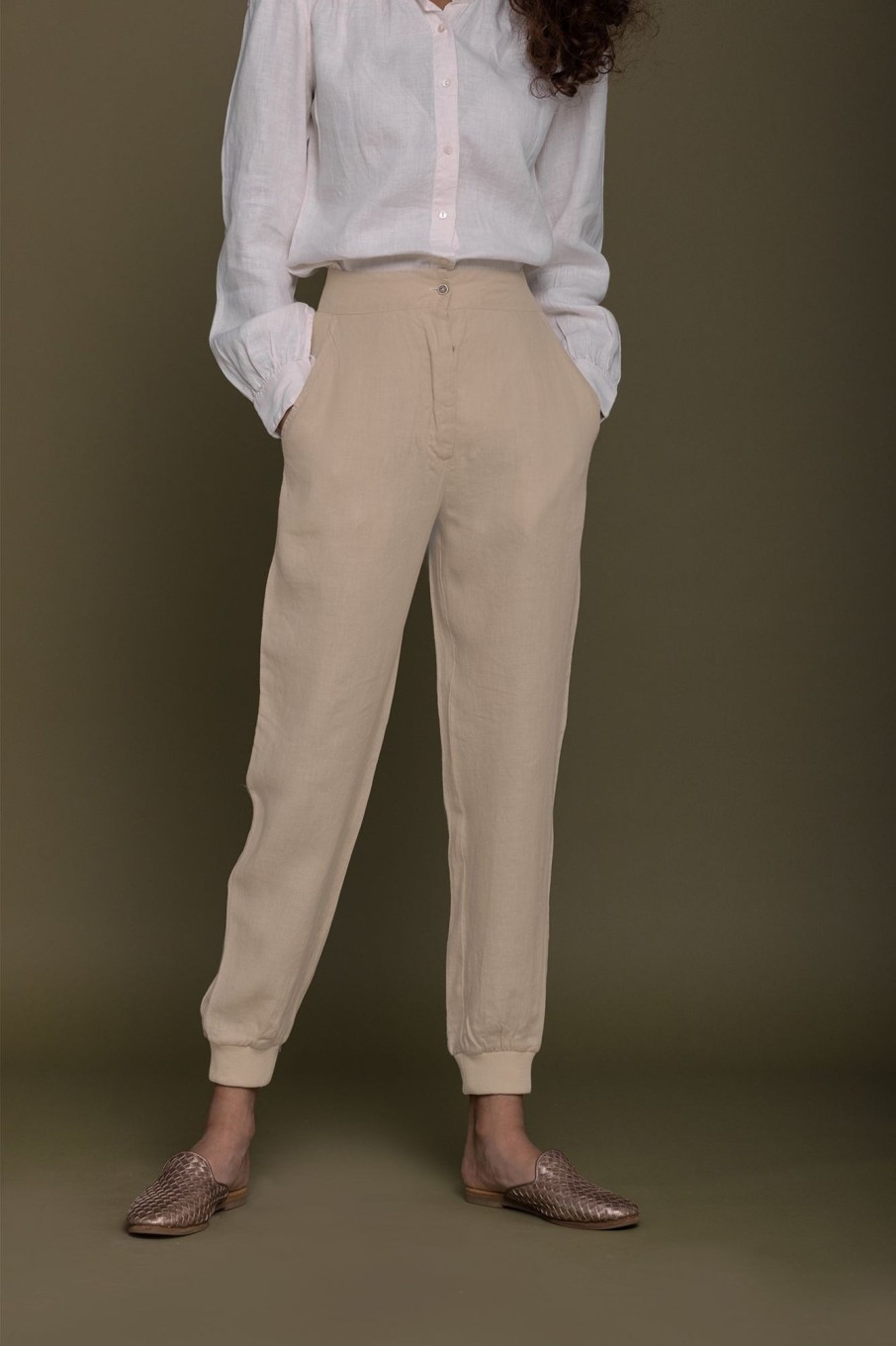 Reistor Pants | The Summer Sweats Sand Beige