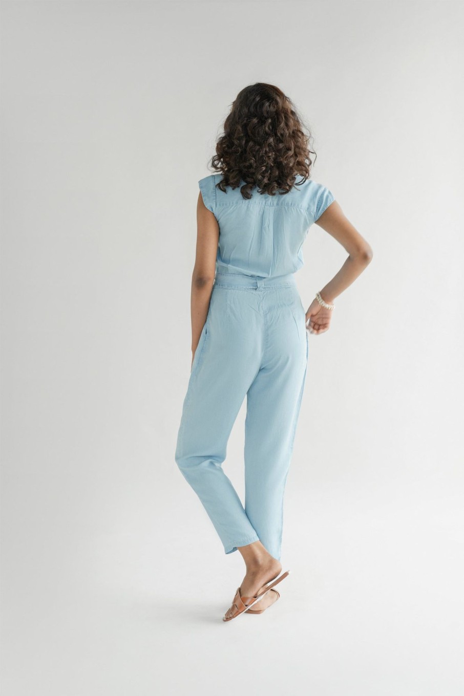 Reistor Jumpsuits | Evening Chai Jumpsuit Ocean Blue