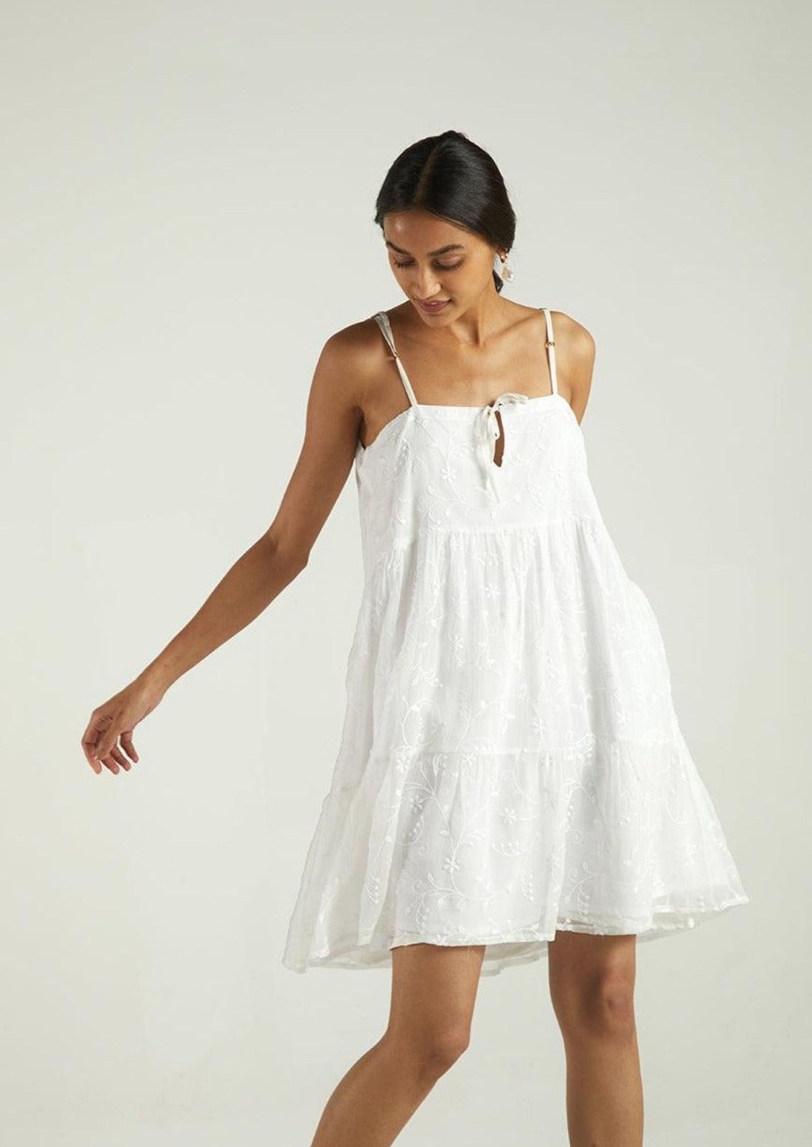 Reistor Dresses | A Summer Thing Dress Coconut White