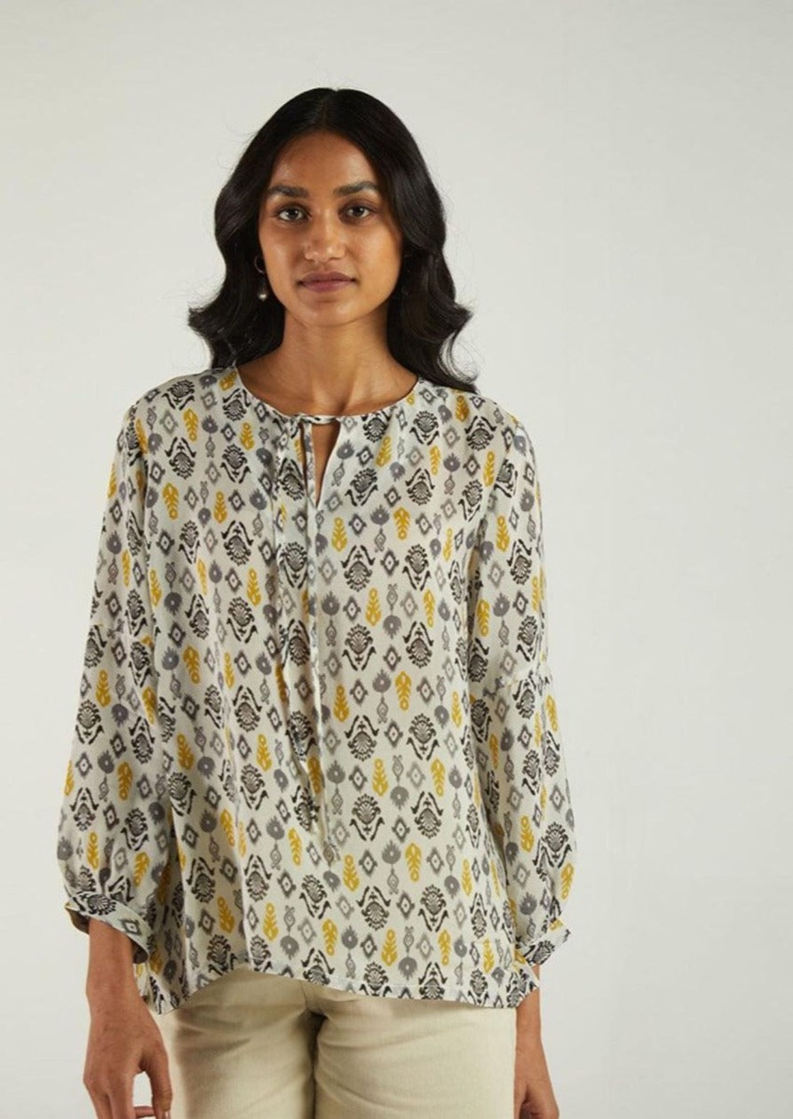 Reistor Tops | A Summer Escape Top Ikat Gardens