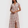 Reistor Dresses | Maxi Wrap Dress Rose-Hues