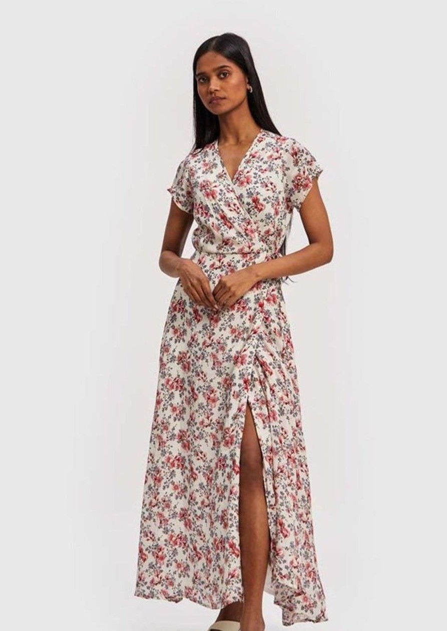 Reistor Dresses | Maxi Wrap Dress Rose-Hues